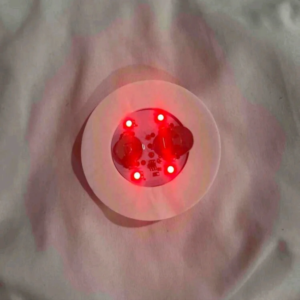 Multicolor LED Coasters For Illuminating Drinks & Bottles-Set Of 4 (W/Batteries)